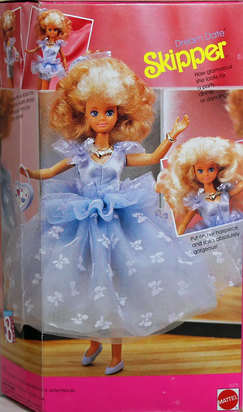 1990 Dream Date Skipper Barbie (1075)