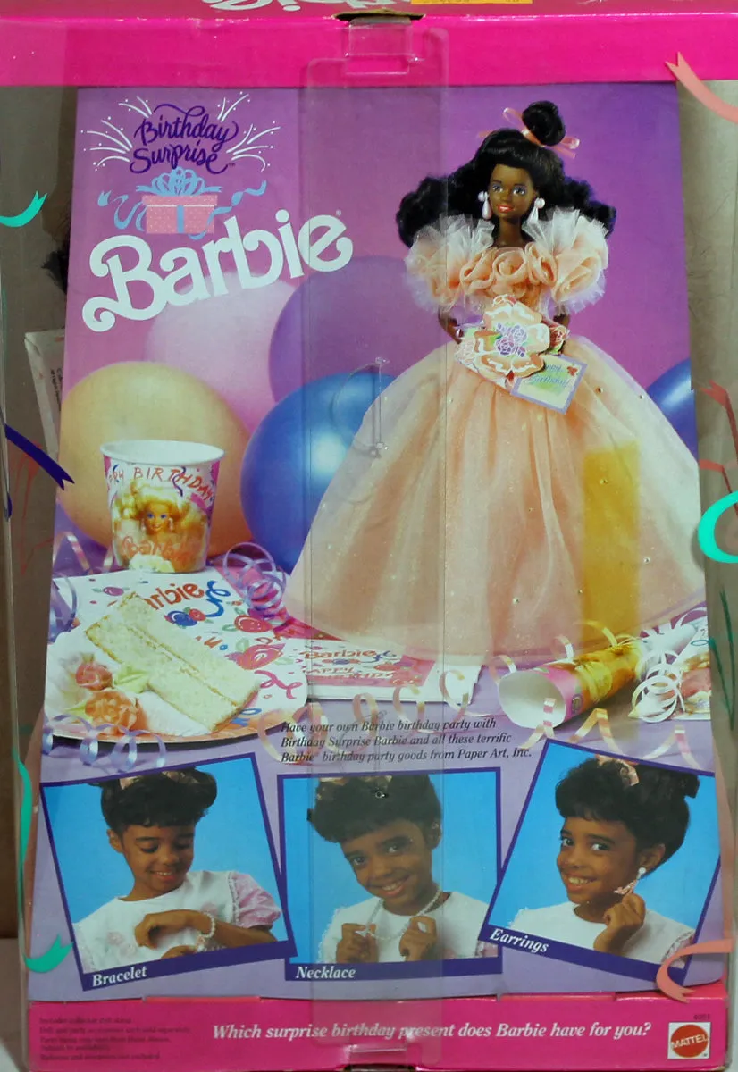 1991 Birthday Surprise Barbie (4051) - African American