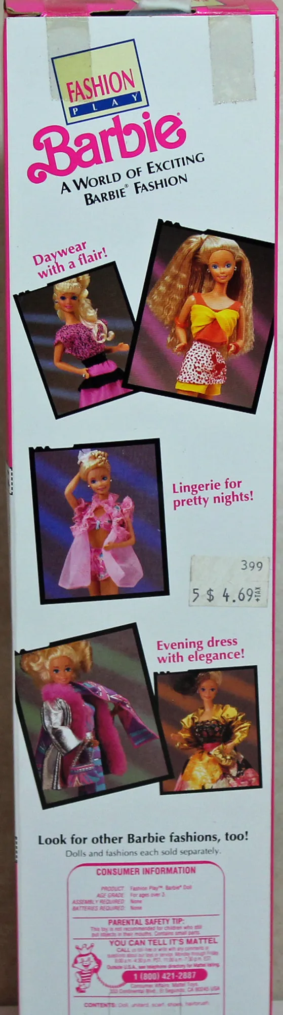 1991 Fashion Play Barbie (2370)
