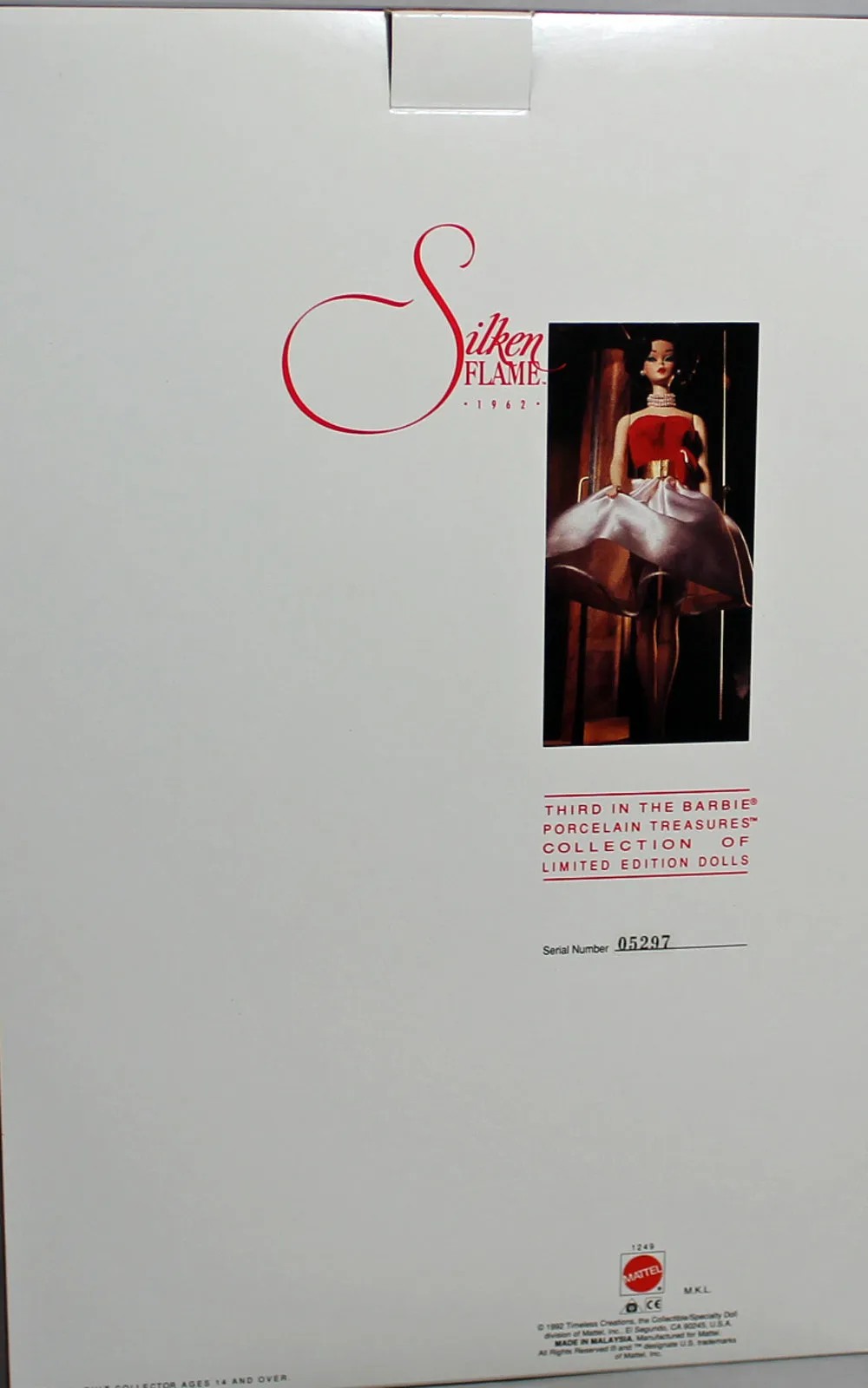 1993 Silken Flame Porcelain Barbie (1249)