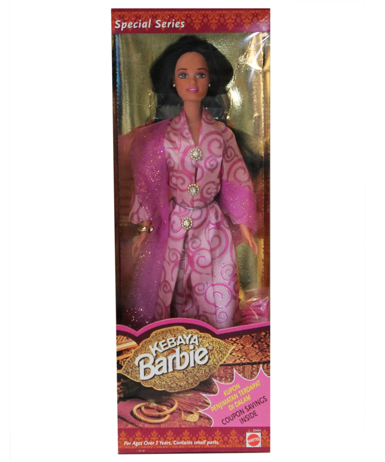 1998 Malaysian Pink Kebaya Barbie (23454)