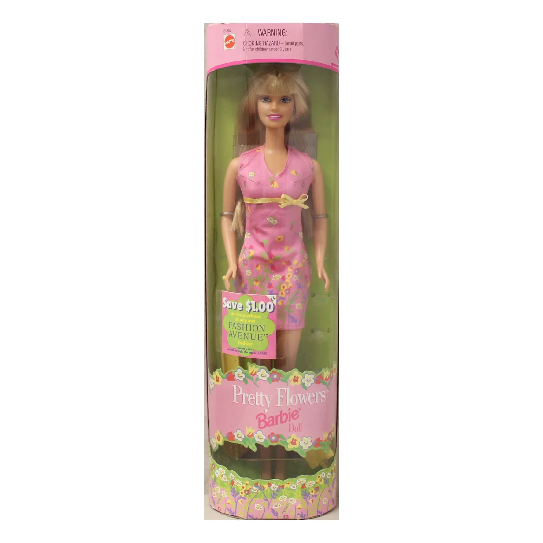 1999 Pretty Flowers Barbie (24652) - Blonde hair