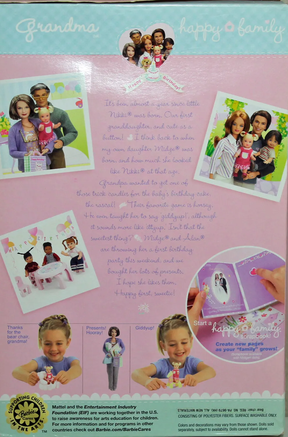 2003 Happy Family Neighborhood Grandma Barbie (B7690)