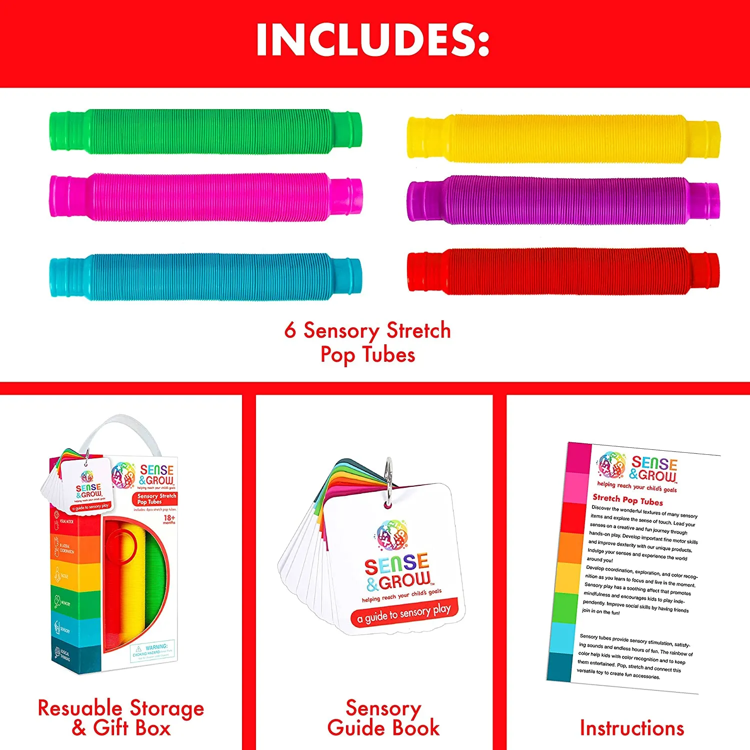 6 PK Pop Tubes