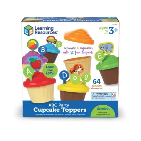 ABC Party Cupcake Toppers