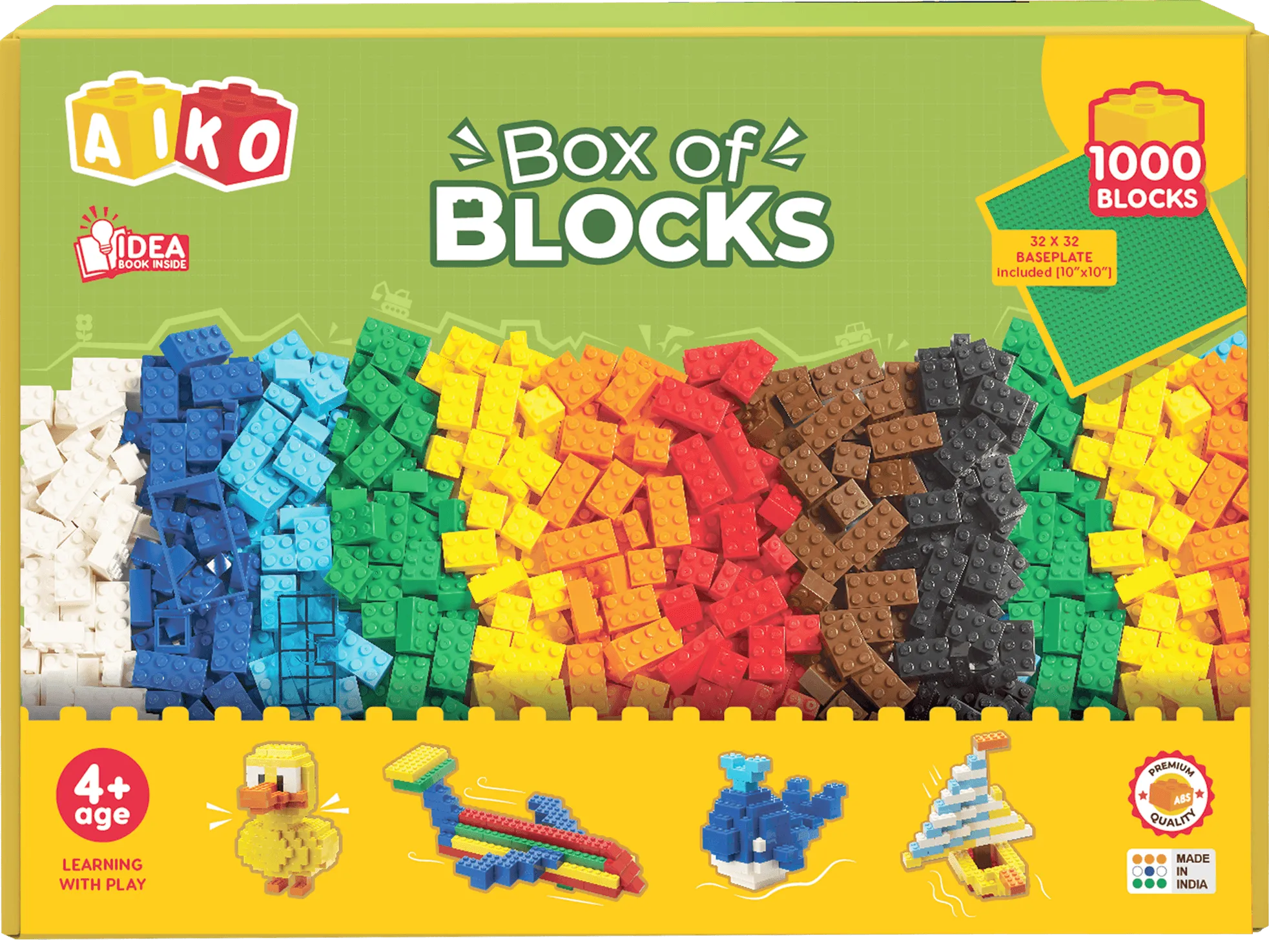 Box of Blocks 250-Piece Building Blocks