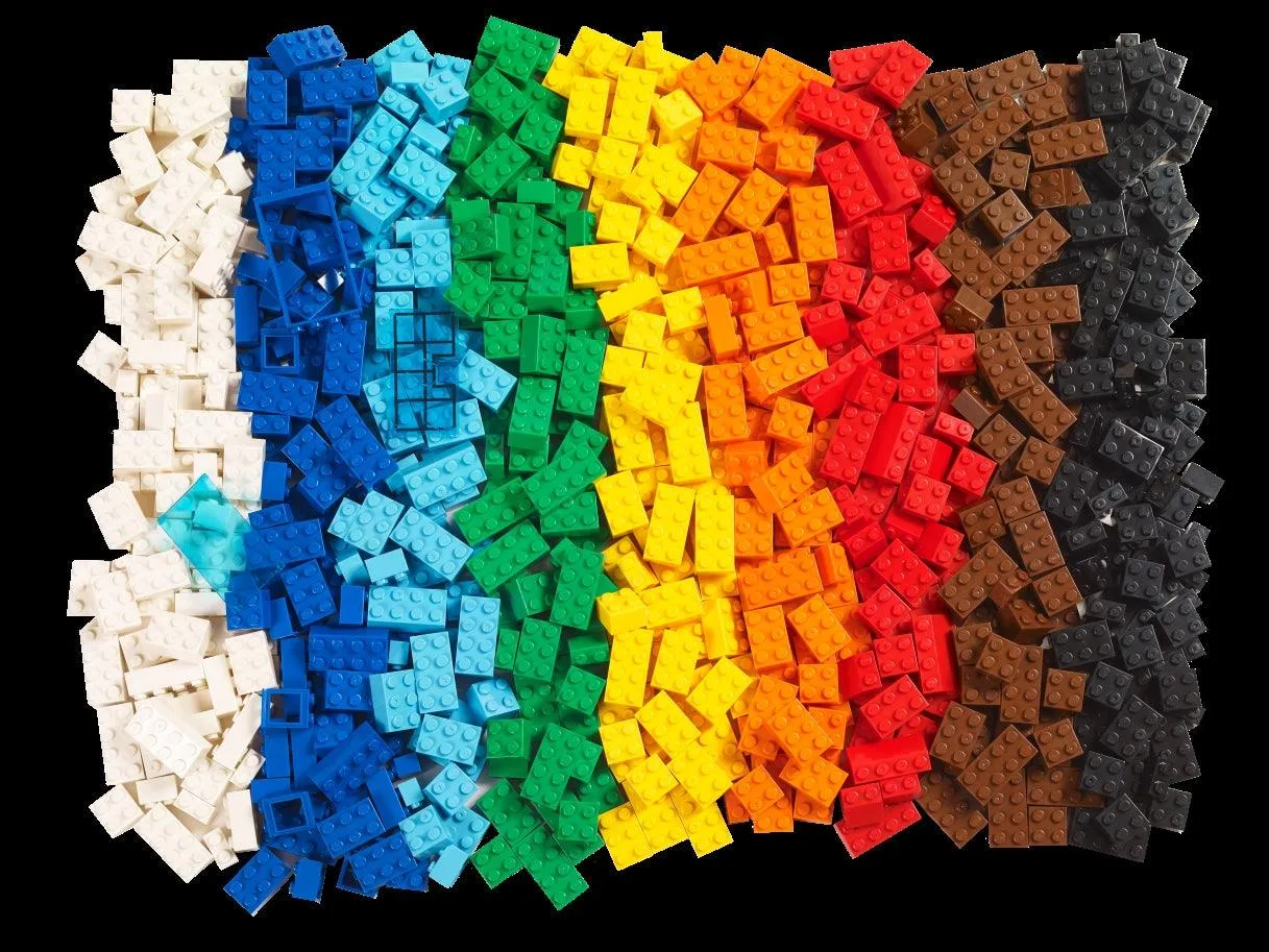 Box of Blocks 250-Piece Building Blocks