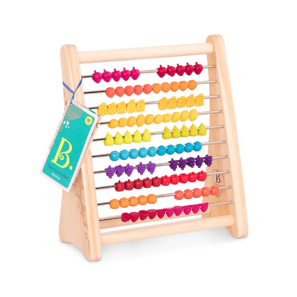 B.Toys Wooden Abacus W/ Fruits