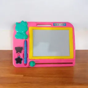 Children's Drawing Board, Magnetic Moard For Dry Erasing, Preschoolers Learning Educational Drawing Board, Children's Doodle Board(Pink)
