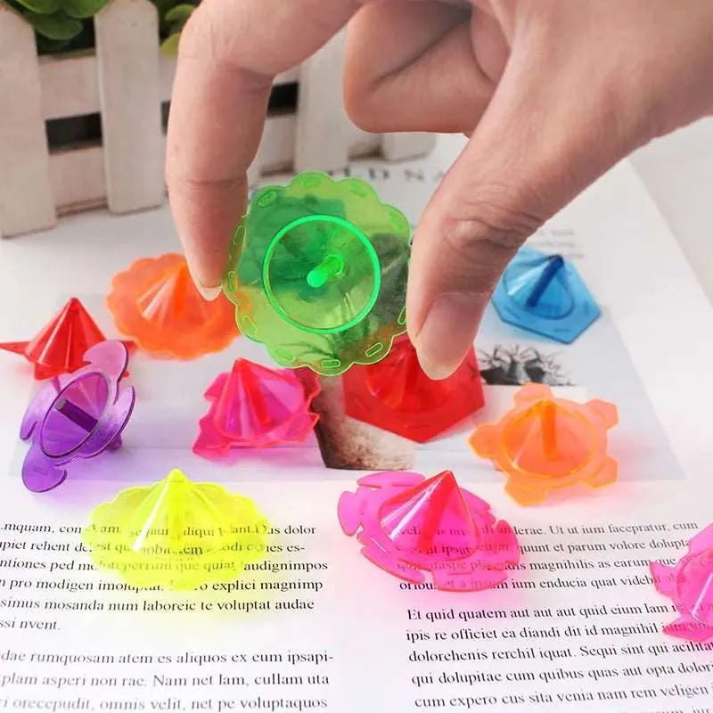 Colorful Mini Spinning Tops - 10/30/50pcs Educational Toys for Kids