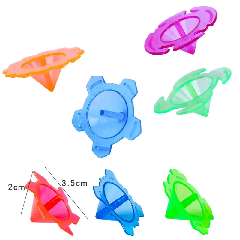 Colorful Mini Spinning Tops - 10/30/50pcs Educational Toys for Kids