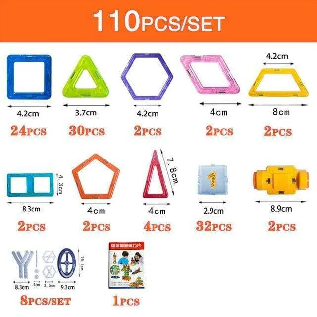 Creative Magnetic Building Set - Fun Educational Toy for Kids
