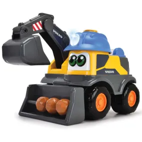 Dickie Toys ABC Volvo Danny Digger - Motorized Excavator Toy, Ages 3 