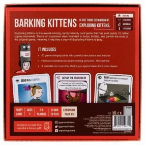 Exploding Kittens: Barking Kittens Expansion