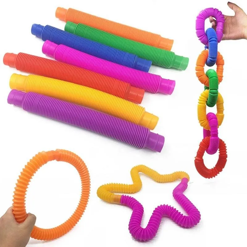 Flexible Sensory Tube Toy for Creative Play and Development