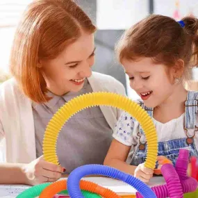 Flexible Sensory Tube Toy for Creative Play and Development