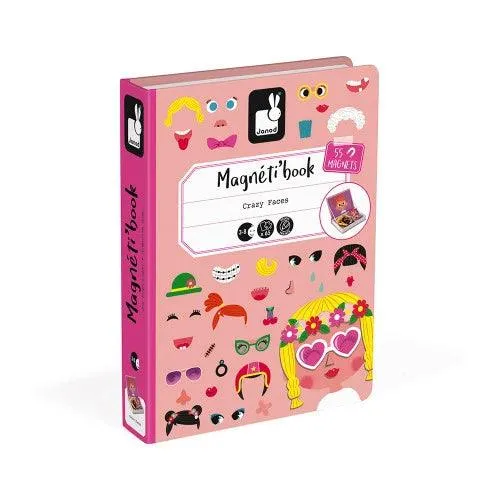 Girl's Crazy Faces Magneti'book