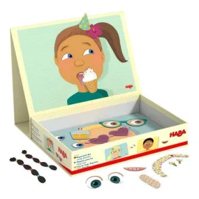 HABA Box Funny Faces Magnetic Game