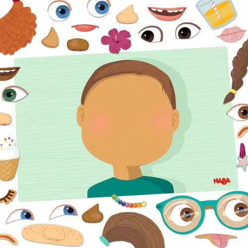 HABA Box Funny Faces Magnetic Game