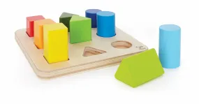 Hape Wooden Color & Shape Sorter 10pcs