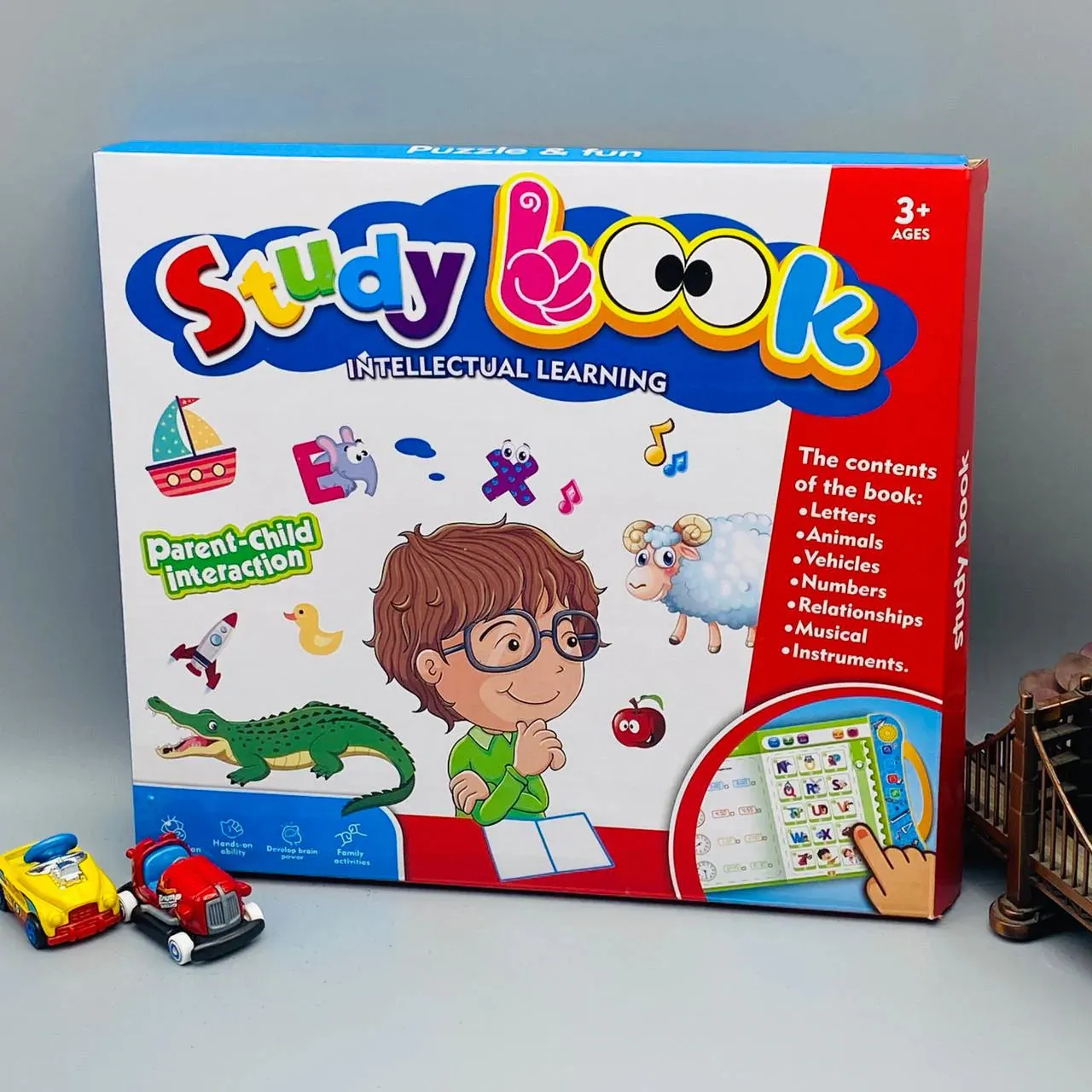 Intellectual Learning Study-Book Gift For Kid Intelligent Learning Book can improve children’s hands-on, thinking and hearing ability. Inspire children’s potential and interest in learning