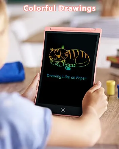 KOKODI LCD Writing Tablet 2 Pack for Kids 8.5inch, Colorful Toddler Drawing Pad Doodle Board, Educational Learning Travel Toys Gifts for Girls Boys Age 3 4 5 6 7 8