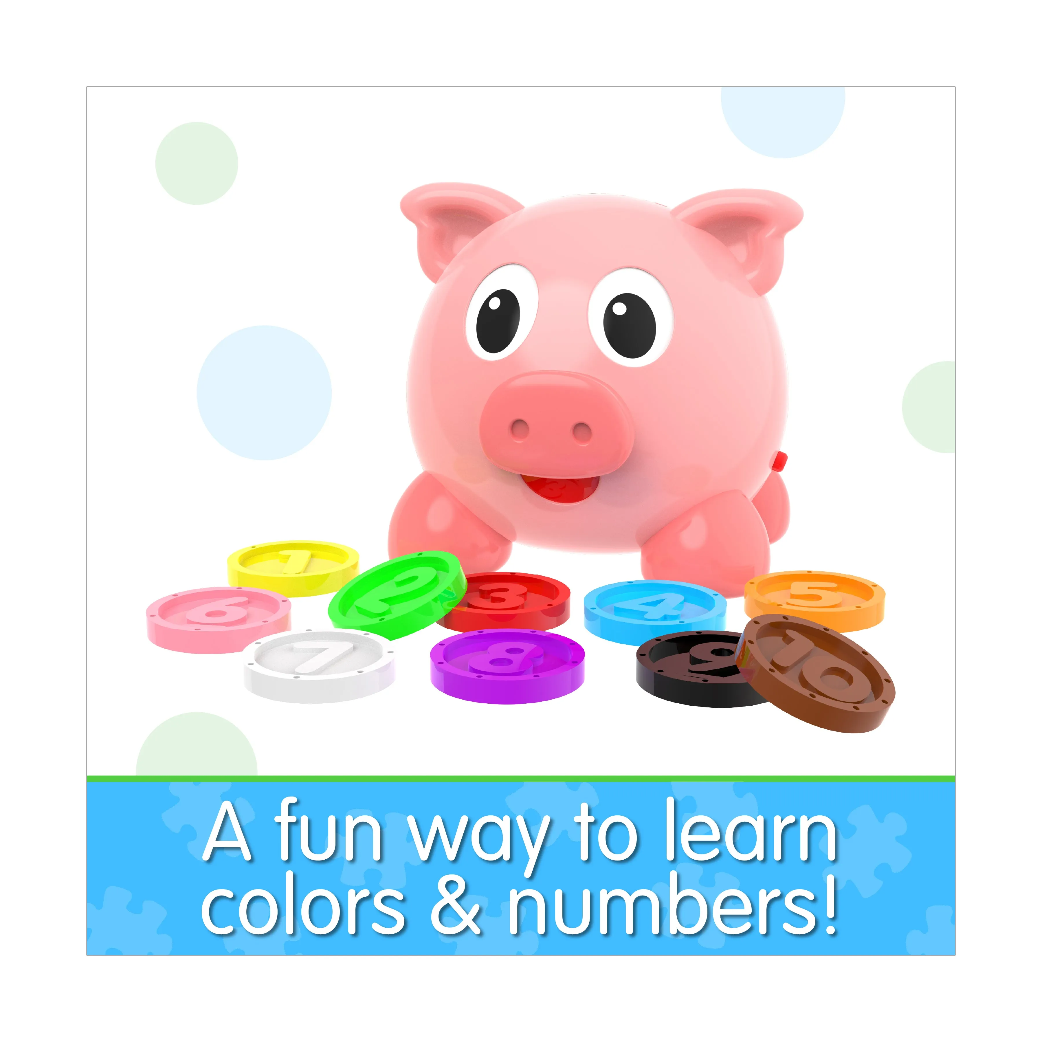 Learn with Me - Numbers & Colors Pig E Bank
