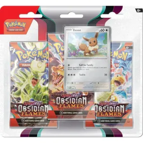 Pokemon: Scarlet and Violet Obsidian Flames 3-pack Blister