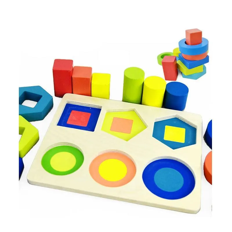 Premium Wooden Educational Preschool Shape Yg-18