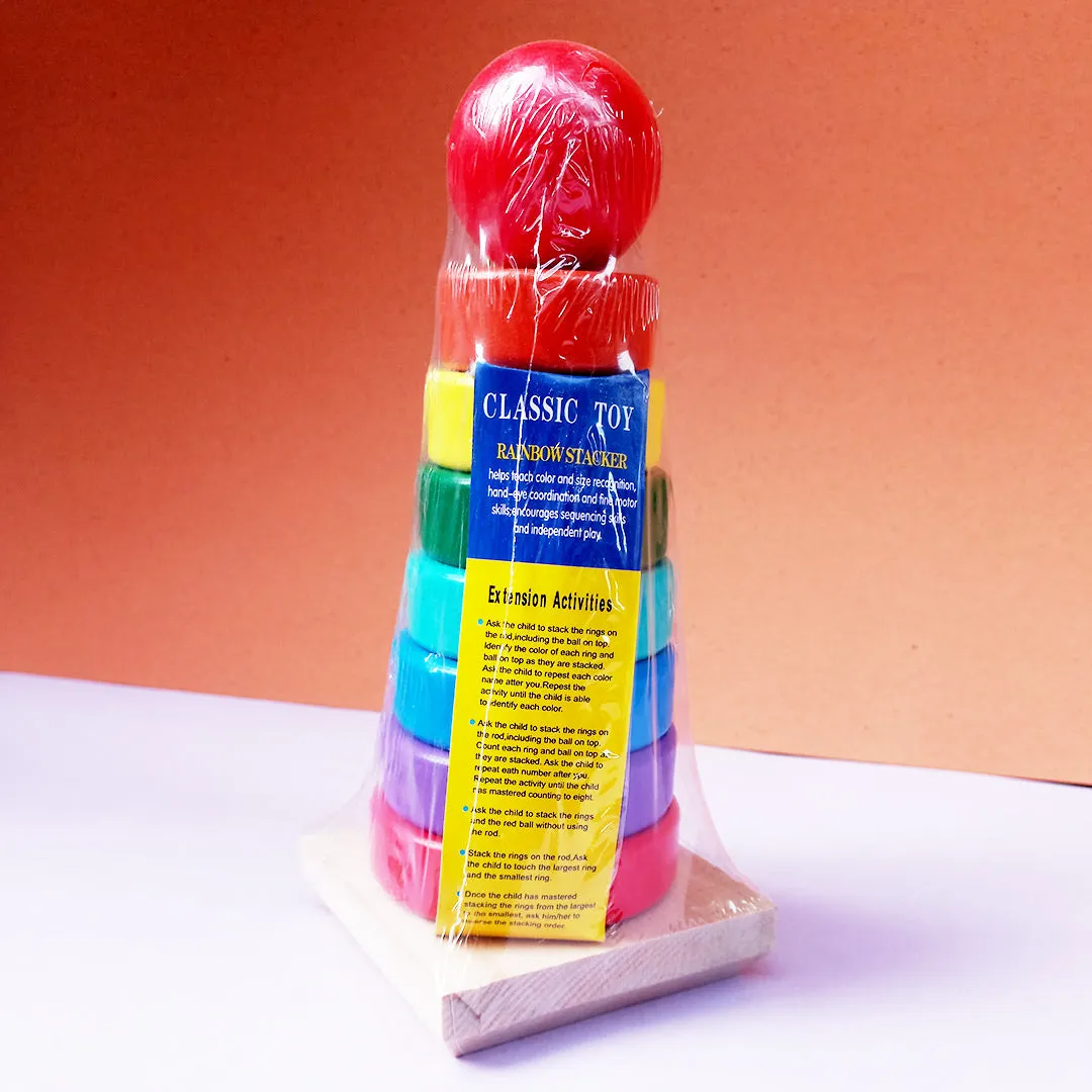 Rainbow Stacker Educational Toys For Kids