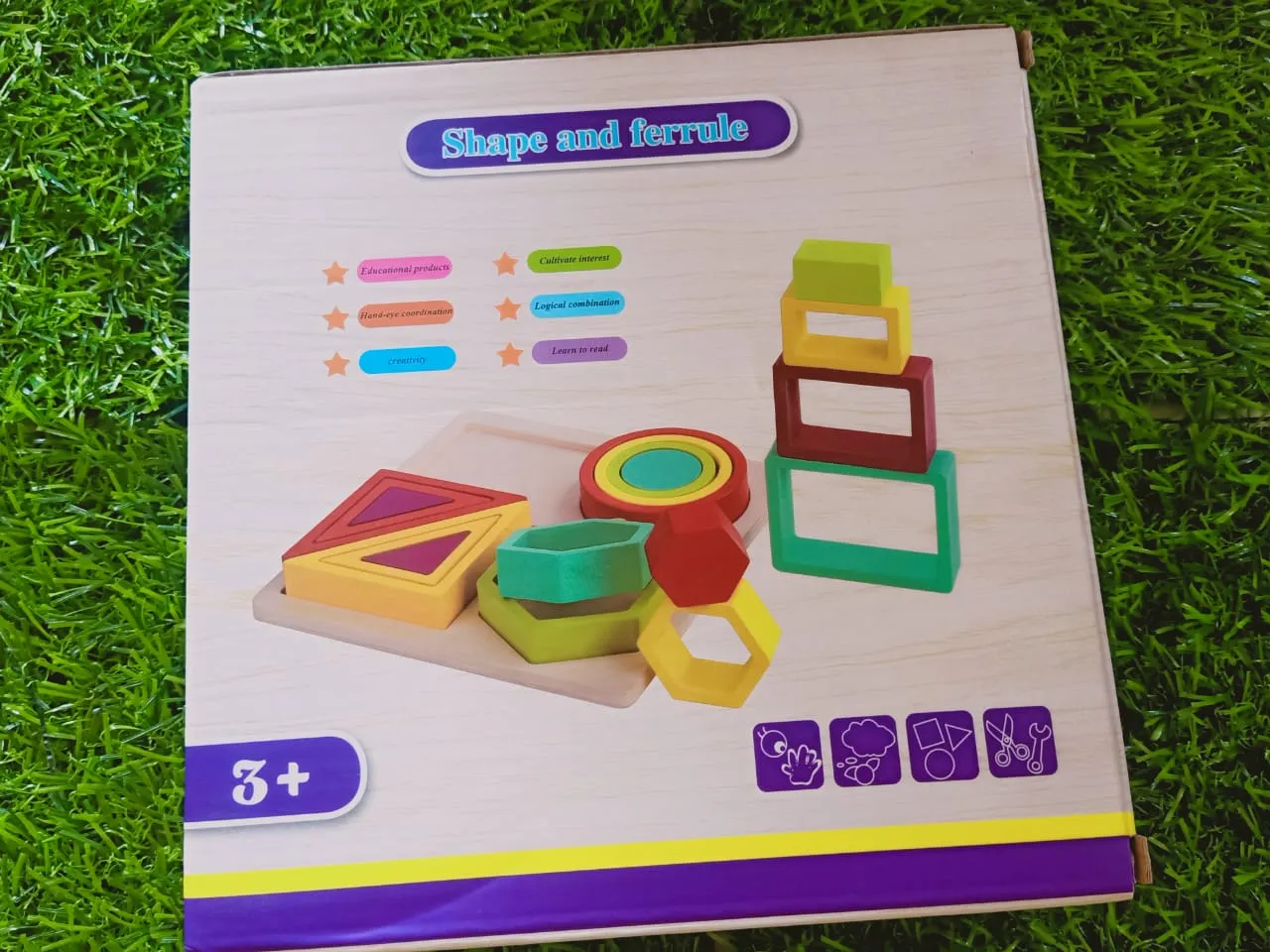 Shape And Ferrule Puzzle Toys for Kids-SHTM1110