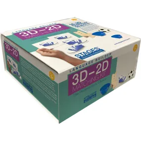 STAGES LEARNING MATERIALS SLM009 Language Builder 3D&Ndash;2D Matching Kit