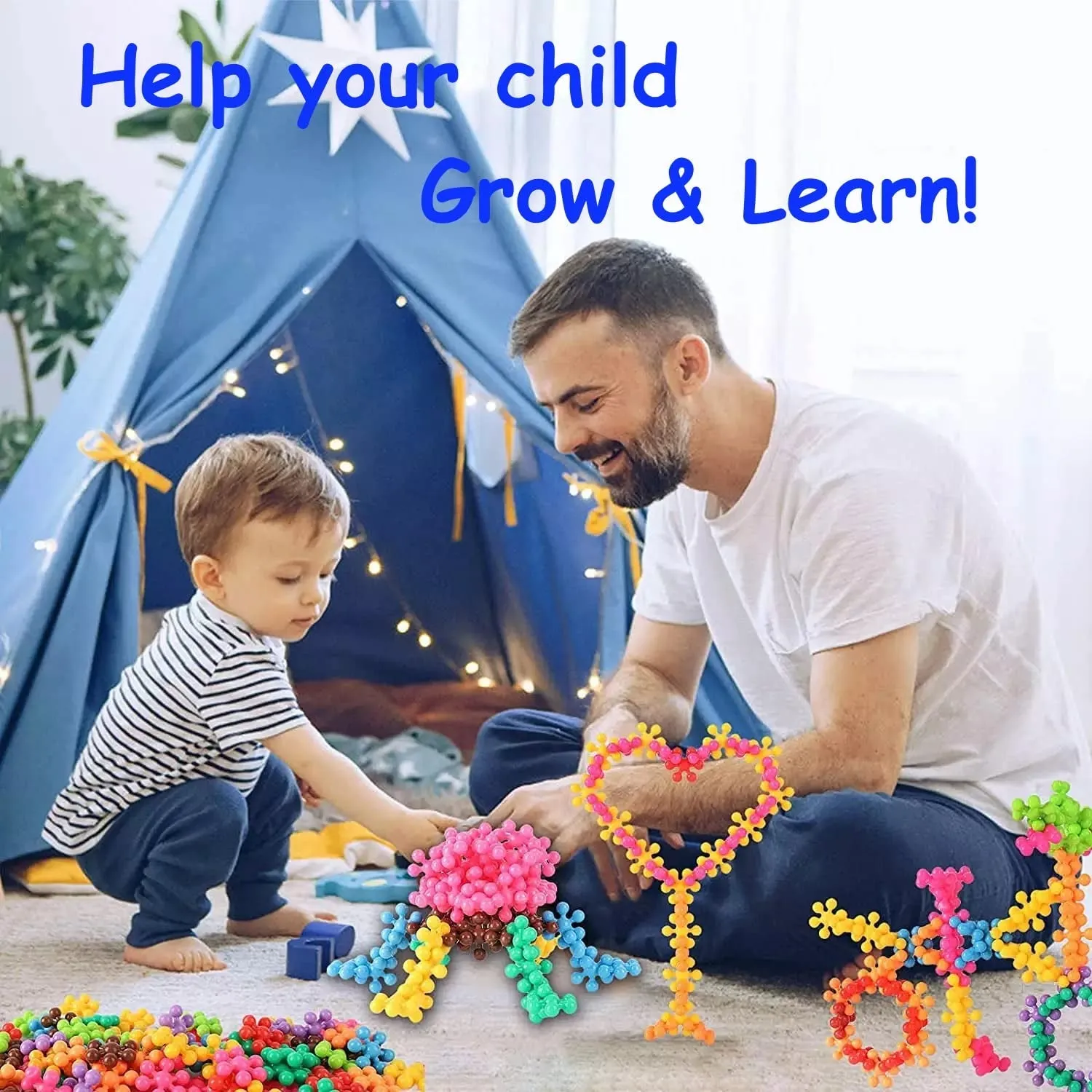 Star Shaped Block Interlocking Building Blocks Set
