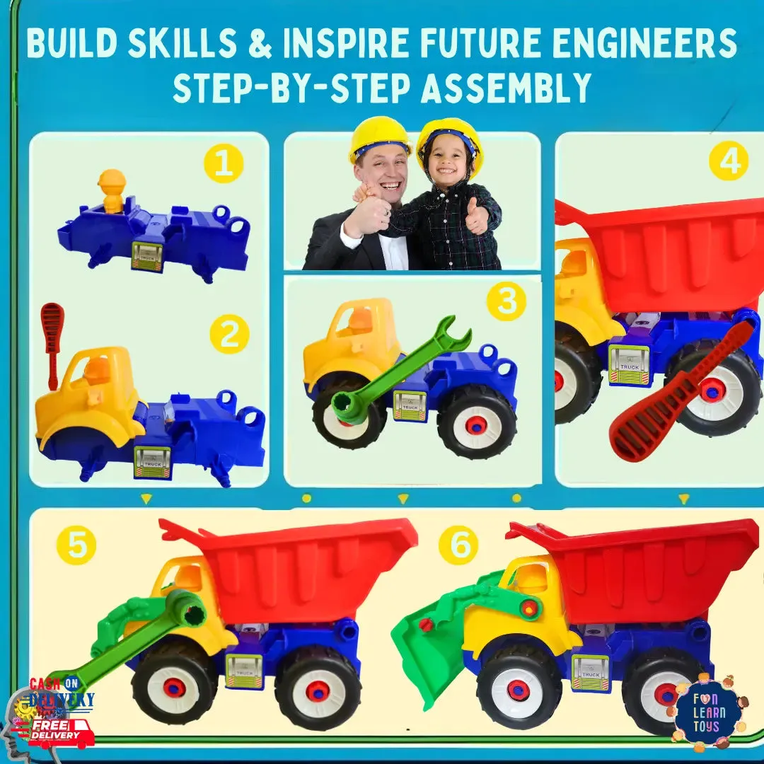 STEM Toy Truck Excavator & Tool Set - Inspire Future Engineers