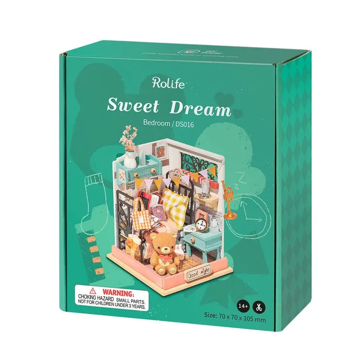 SWEET DREAM - DIY MINI HOUSE - BEDROOM - ROBOTIME