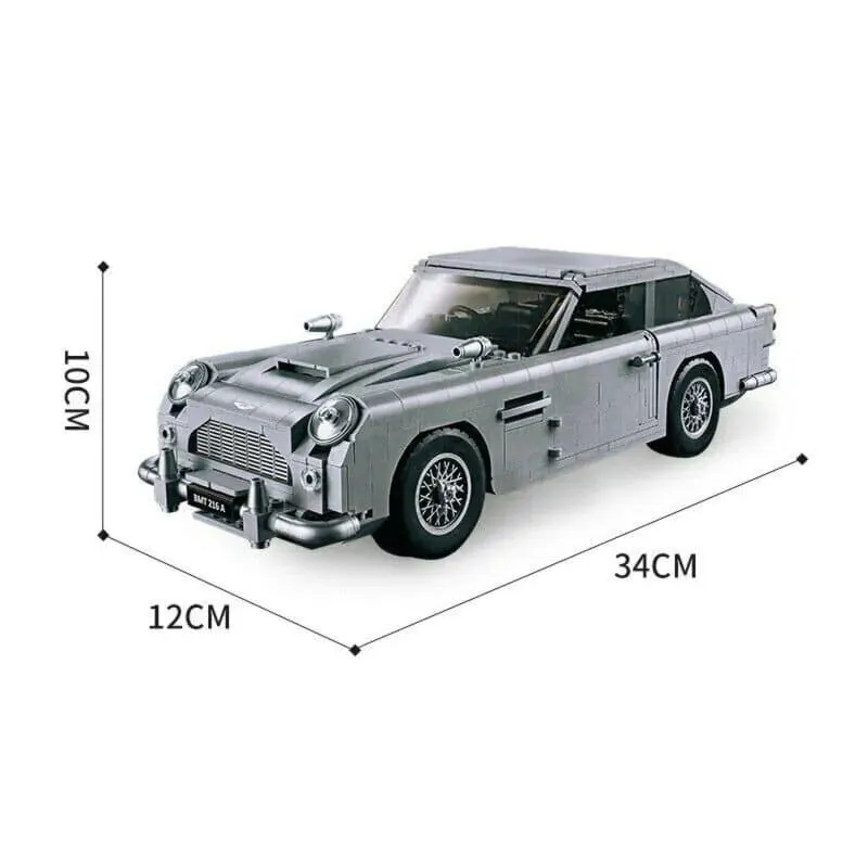 Tech MOC Expert Aston Martin DB5 Classic Car Bricks Toy EU