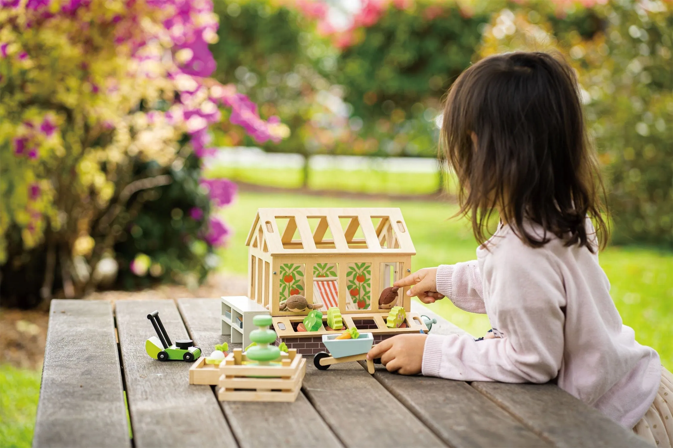 Tender Leaf Toys Greenhouse with Garden Set