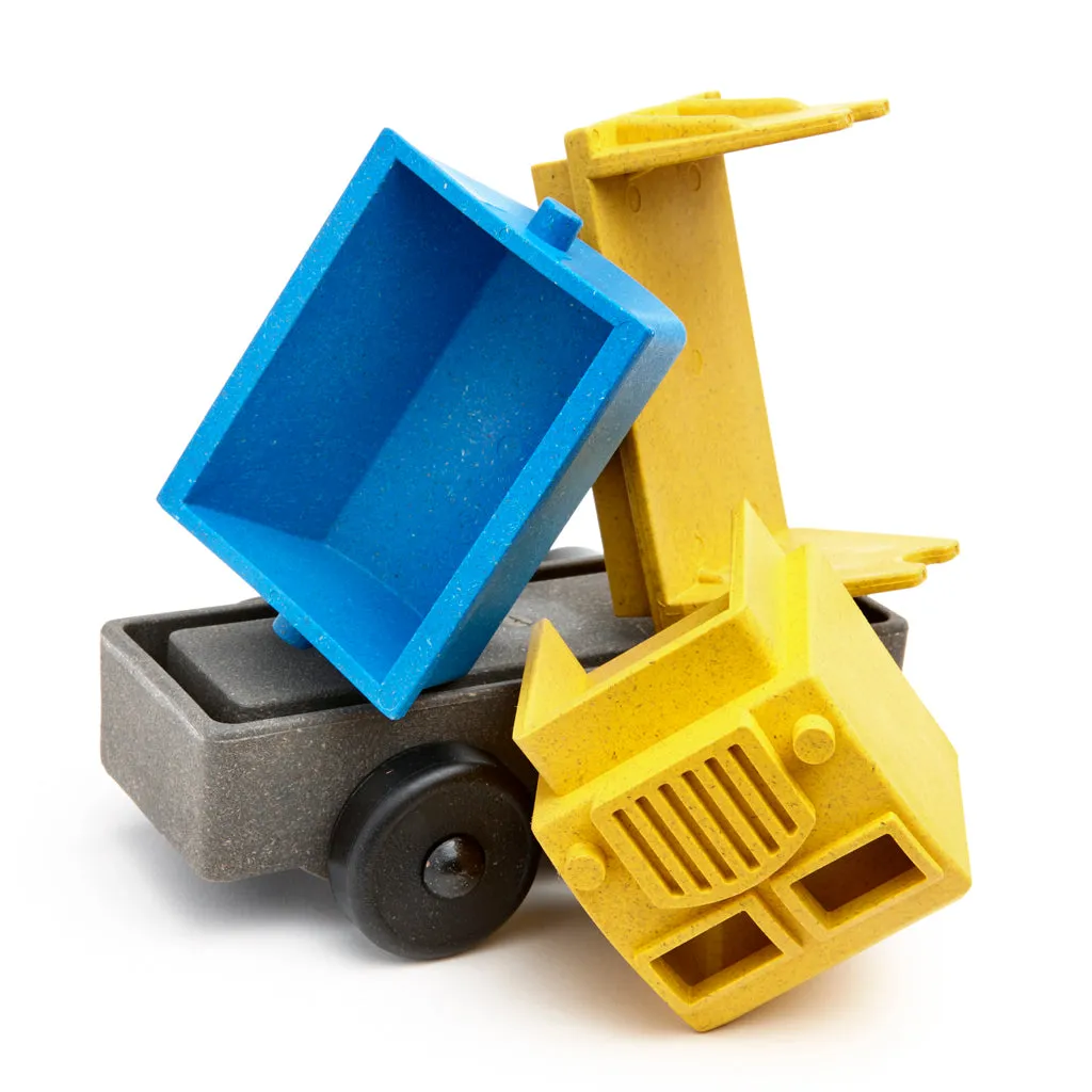 Toy Truck Play Set - 2 Pack of Stake & Tipper Truck Toys
