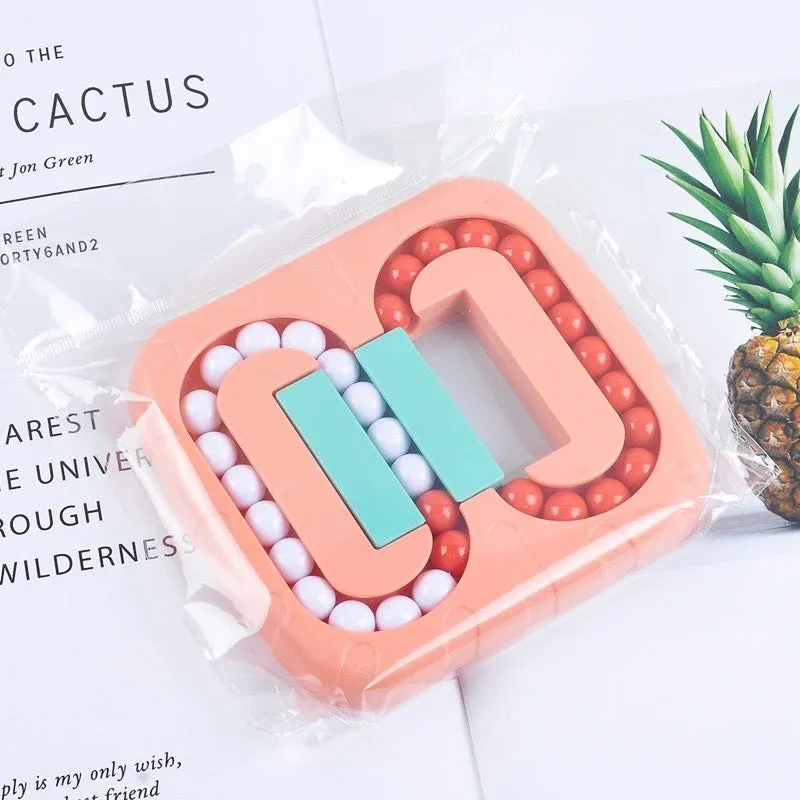 Unique Rotating Bead Plate Finger Puzzle Educational Toy