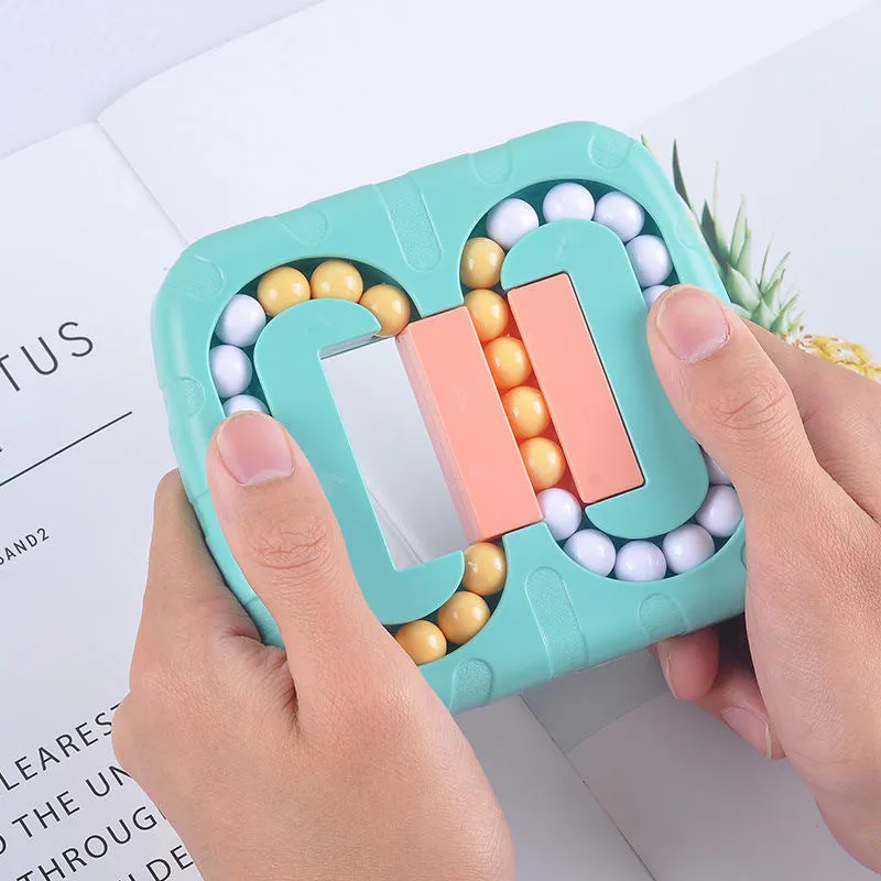 Unique Rotating Bead Plate Finger Puzzle Educational Toy